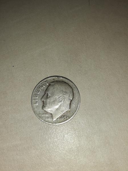 1954 US dime