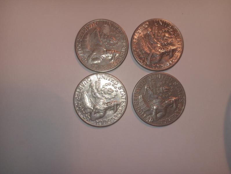 (4) 1964D 10C (1) 1964 25C (4) Bicentennial&hellip;