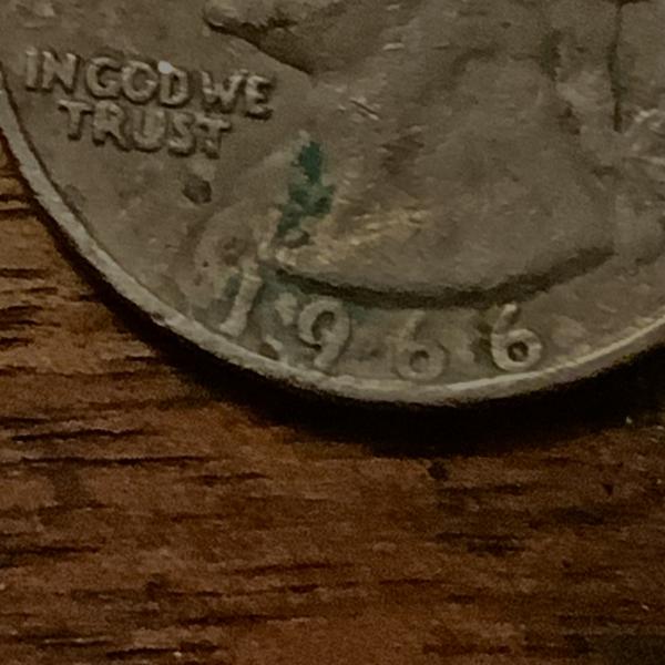 1966 quarter with date 12966