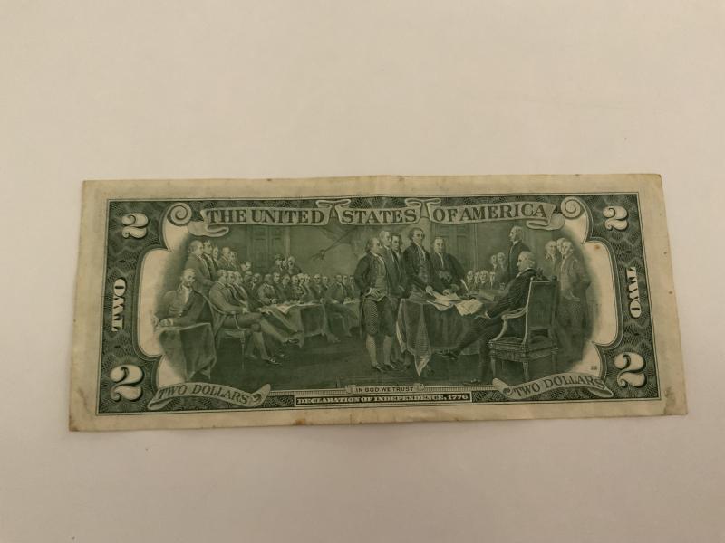 $2 bill, B14705592A, $2 bill, F4 8639146A (both&hellip;
