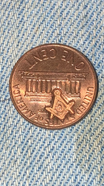 1966 Masonic Penny