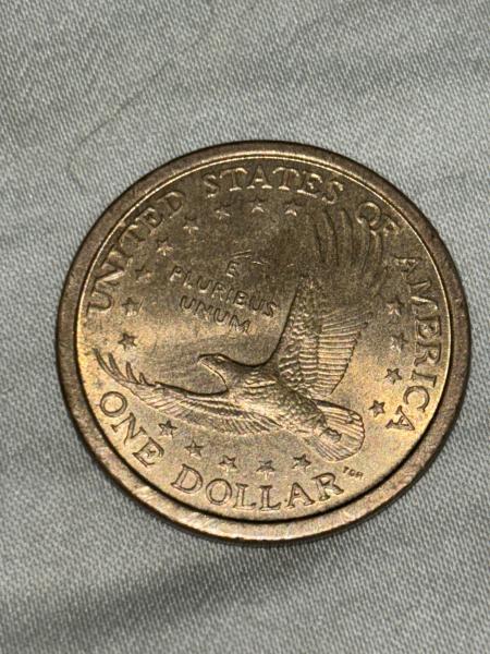 2000P SACAGAWEA ONE DOLLAR COIN US LIBERTY GOLD…
