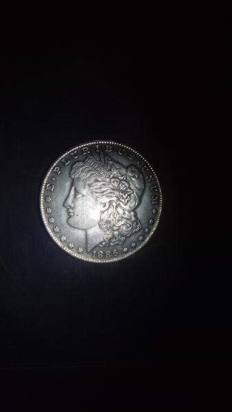 1886 Morgan Silver dollar with a very obvious&hellip;