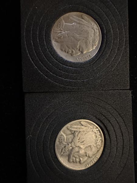 (4) Buffalo nickels