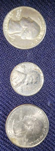 1976 Silver Bicentennial Quarter DD on Liberty No…