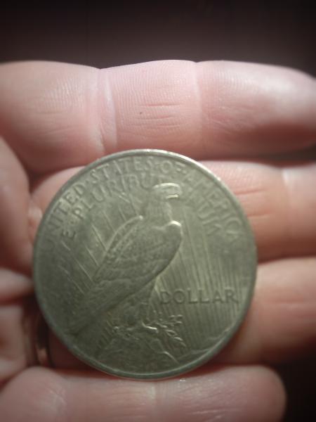 We have. 1923 silver peace dollar with no…