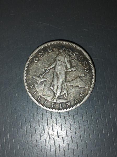 1909 ONE PESO FILIPINAS UNITED STATES OF AMERICA