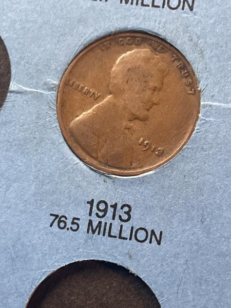 1913 wheat penny
