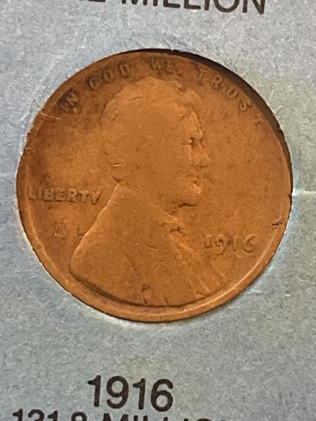 1916 wheat penny