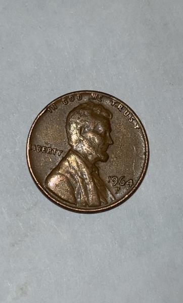 1964 D Penny