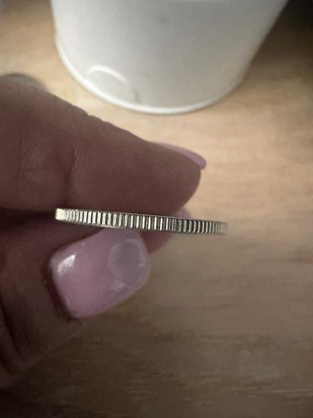 1999 Georgia State quarter error on different metal