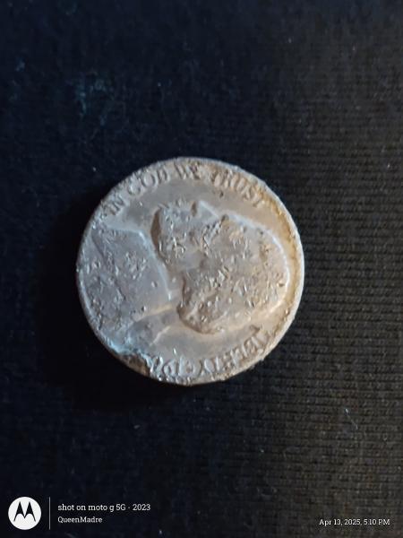 Silver nickel of unknown year of print