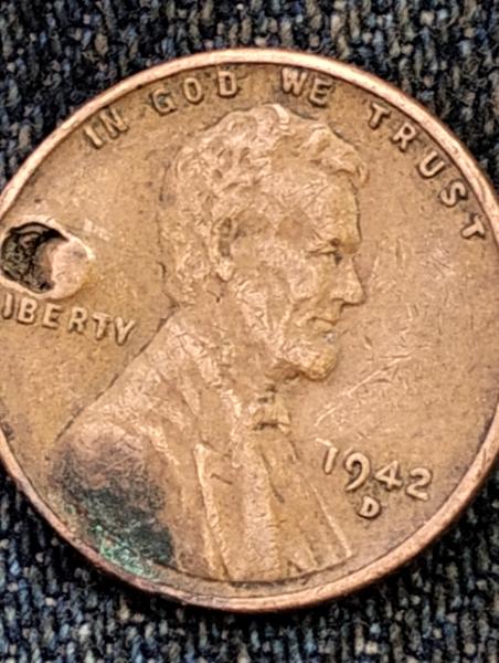 Wheat penny 1942 with I believe is an&hellip;
