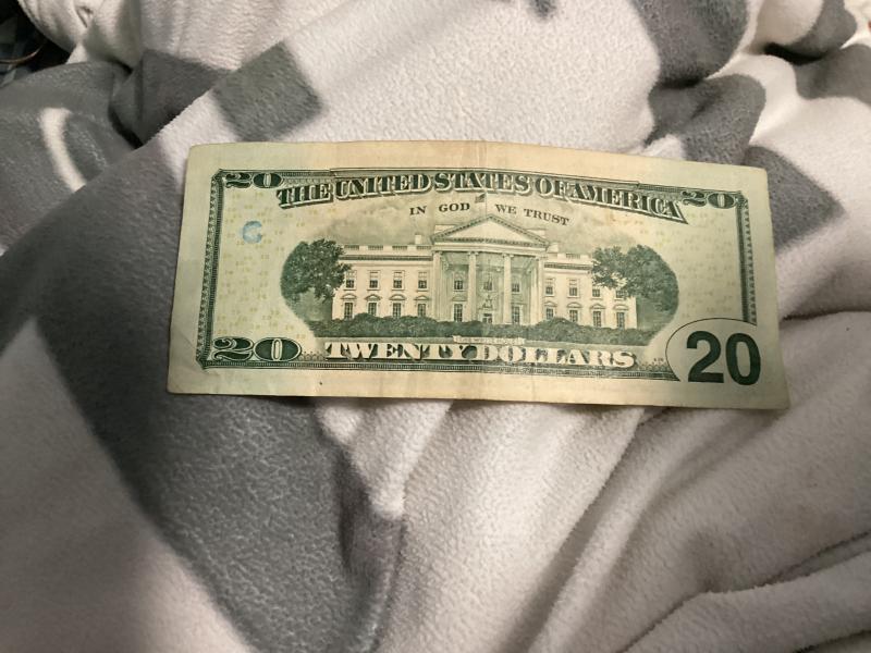 There is a blue stamp in the front&hellip;