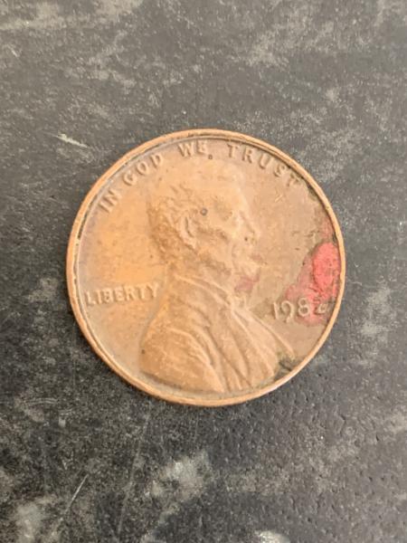 1982 Lincoln penny no mint mark Maybe because&hellip;