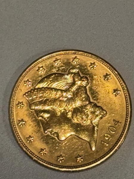 1904 Liberty head 20, I know approx melt value is&hellip;