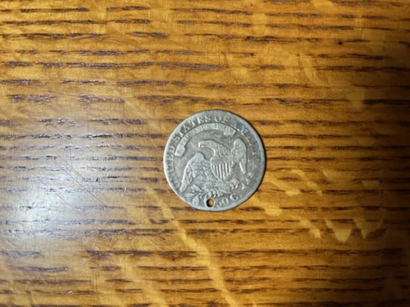 1833 Liberty half dollar with capped bust and&hellip;