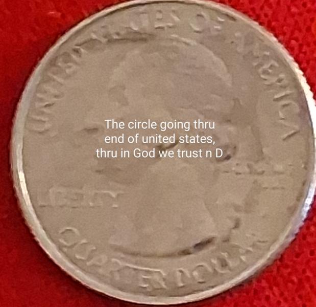 2016 state quarter with a circle around n&hellip;