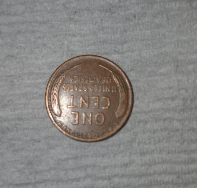 19t6 D wheat penny never cleaned