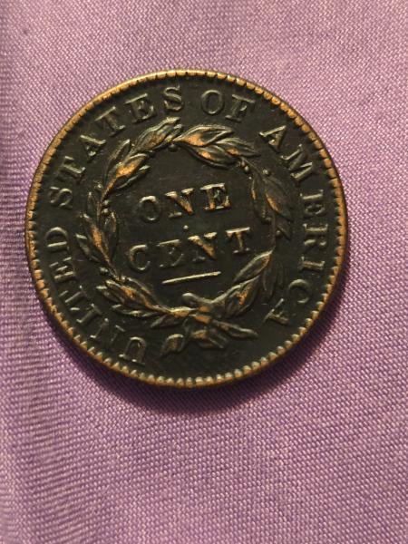 1817 liberty one cent