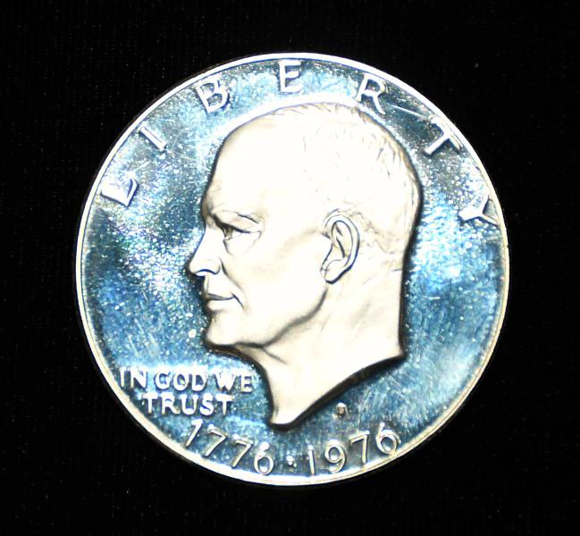 1776-1976 Eisenhower coin, one no mint mark and&hellip;