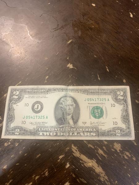 Two dollarbill 1776