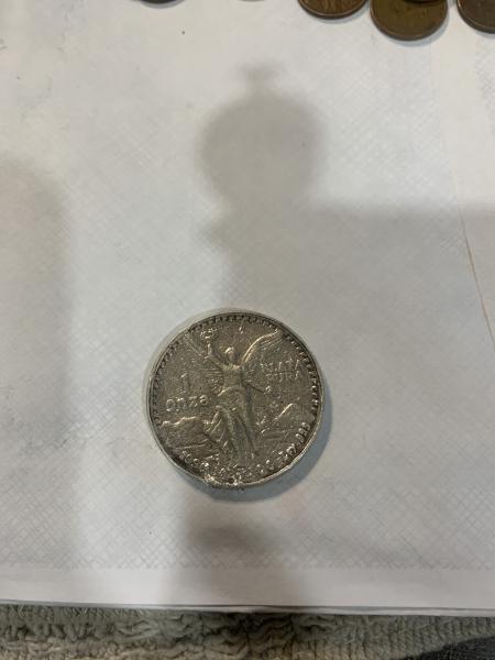 One once silver mexican coin
