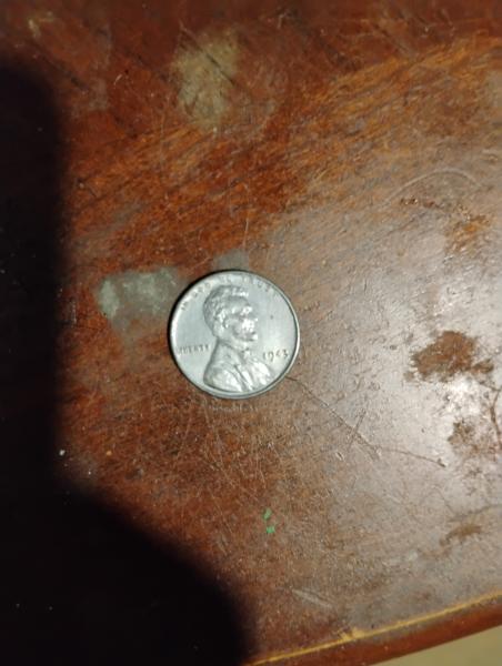 1943 D Abraham Wheat Penny