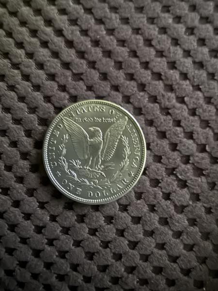 1898 American silver dollar
