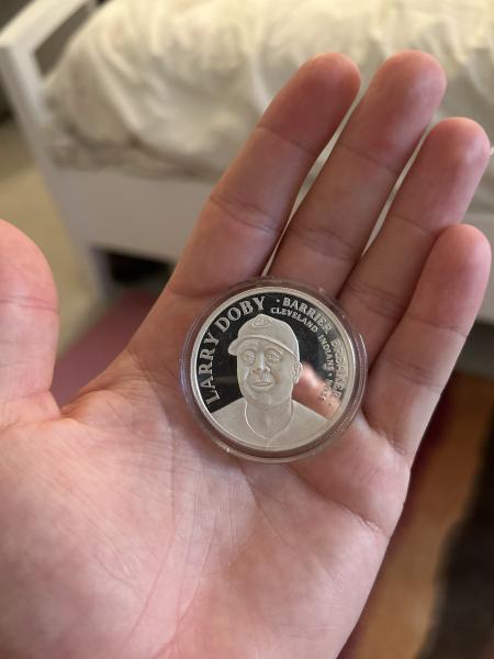 Limited edition 1 try oz silver Larry Doby&hellip;