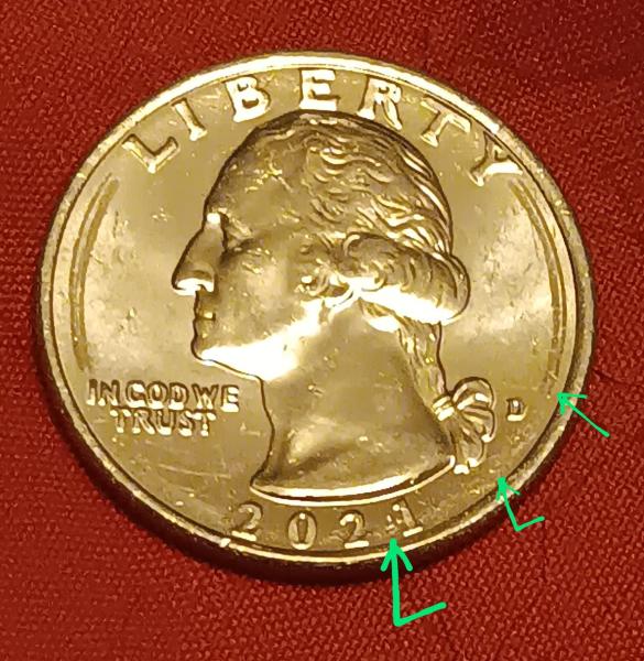 I found this coin. The front looks funny&hellip;