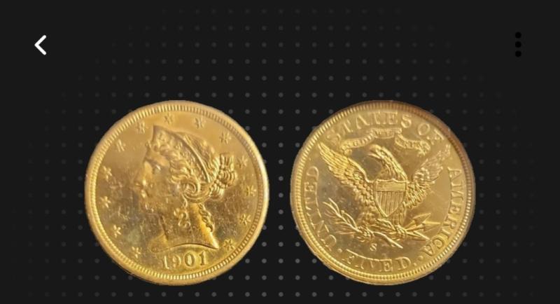 Gold coins