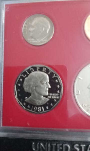1981S proof set Susan B Anthony. Is possibly&hellip;