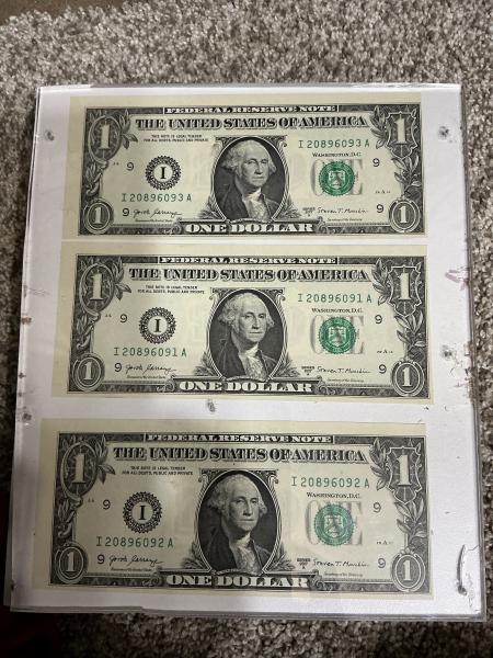 I got these three dollar bills probably a year ago&hellip;