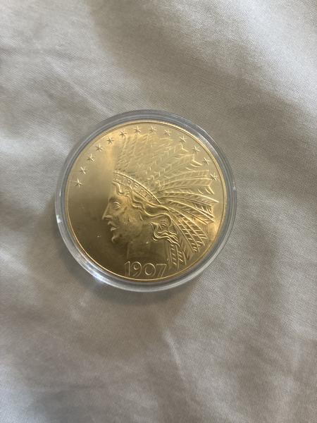 1907 ten dollar coin