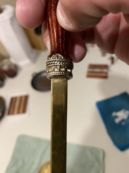There is real gold on and inside the handle, it&hellip;