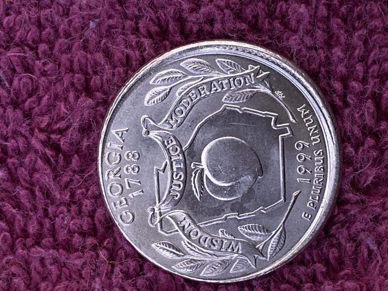 1999 d Georgia state quarter I was told&hellip;