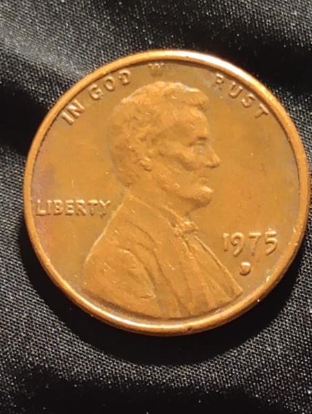 1974 penny missing letters