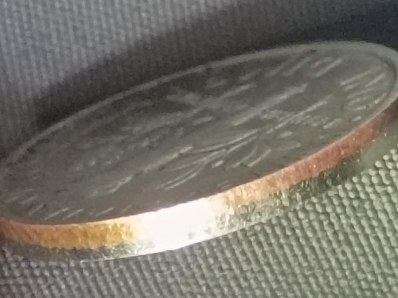 2000 p Roosevelt Dime broad strike and smooth edges error