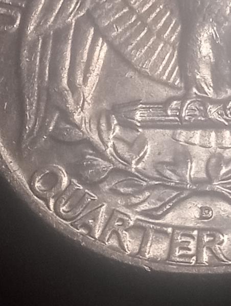 1974 quarter d mint, still detailed work not…